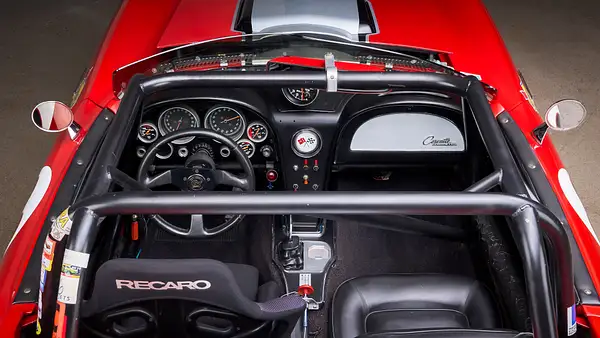 Web Red Corvette Race Car-120 by MattCrandall