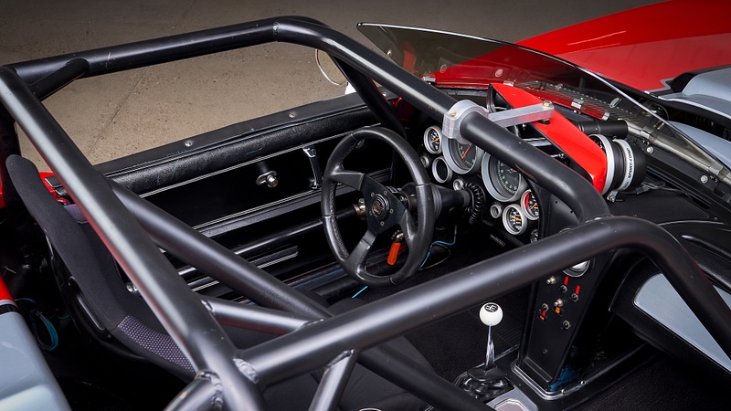 Web Red Corvette Race Car-121