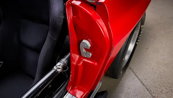 Web Red Corvette Race Car-170 by MattCrandall