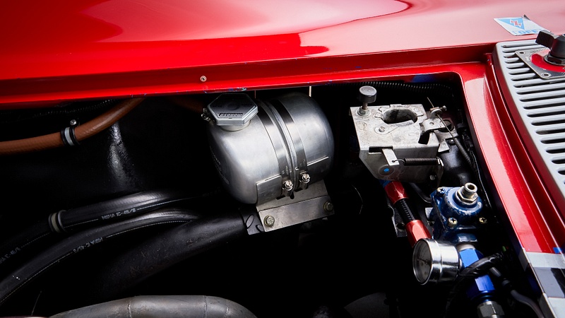 Web Red Corvette Race Car-197