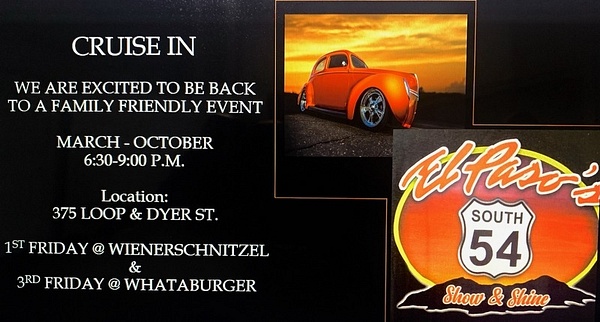 1ST &amp; 3RD FRIDAY OF MONTH / CRUISE IN