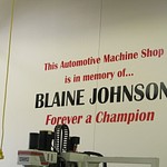 Blaine Johnson Engine Lab dedication