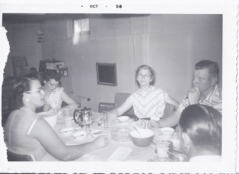 Dorothy, Sally, Grandma H., Gene Solly 10-58