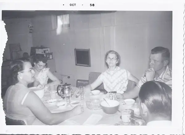 Dorothy, Sally, Grandma H., Gene Solly 10-58 by...