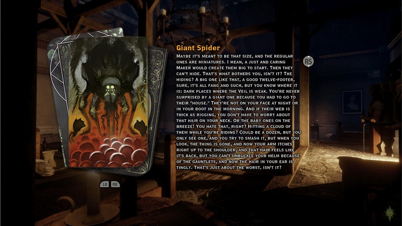 loading screen-giant spider