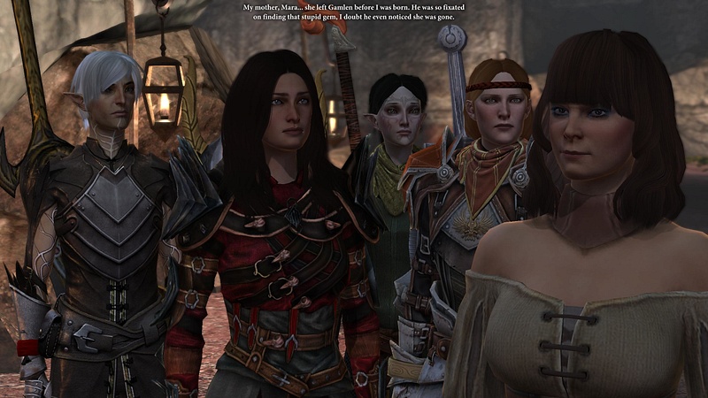 aveline, fenris and merrill and charade