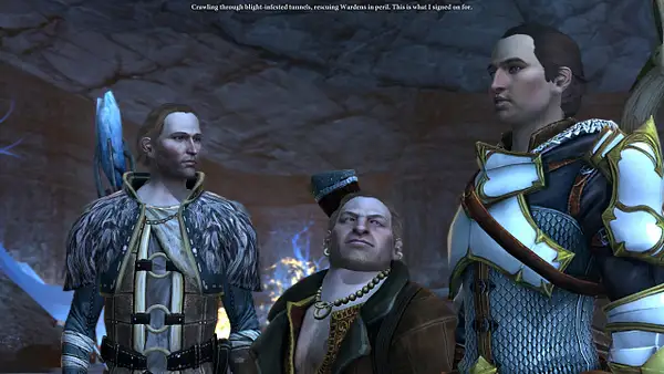 anders, seb and varric by AvalonWater