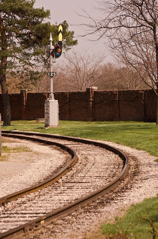 Trackside Railroad Semaphore Signal