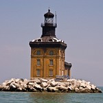 Toledo Harbor Lighthouse in Lake Erie