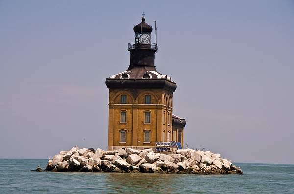 Toledo Harbor Lighthouse in Lake Erie by SDNowakowski
