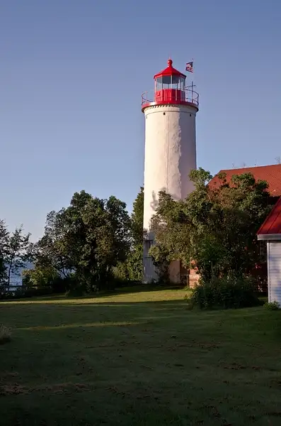 Jacobsville Lighthouse on The Keweenaw Peninsula of...