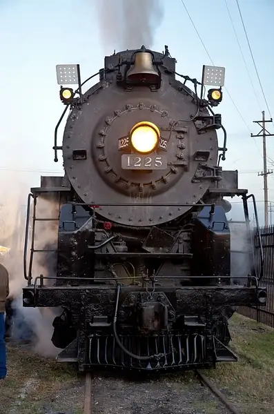 Pere Marquette #1225 Steam Locomotive by SDNowakowski