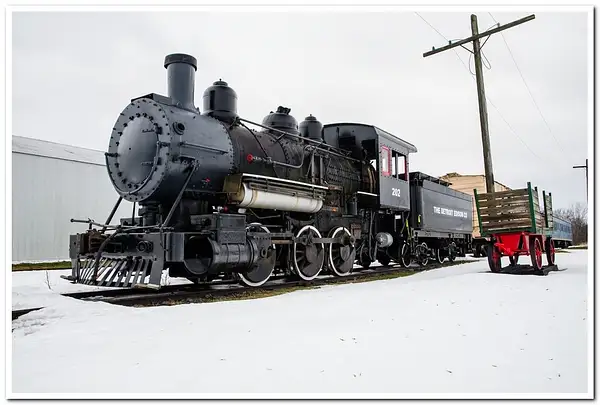 Detroit Edison #202 0-6-0 Steam Locomotive by...