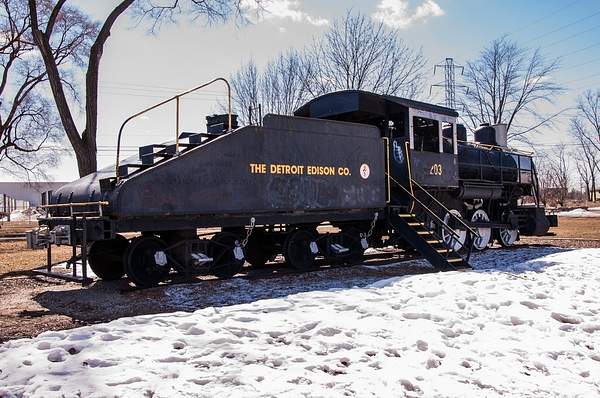 Detroit Edison #203 Steam Locomotive by SDNowakowski