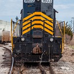 Maumee & Western Diesel Locomotive sitting in Napoleon, Ohio