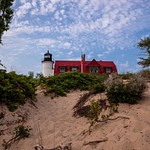 2014 Point Betsie Lighthouse from the water and land