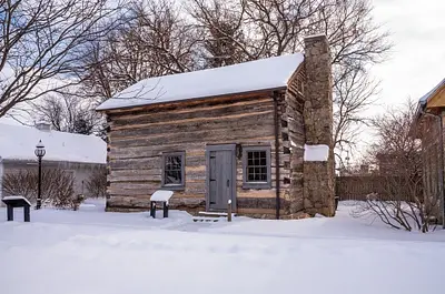 Snow Covered Sylvania Historical Village Jan. 2014