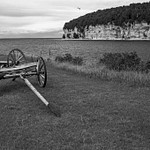 Fayette State Park & Historical Village in B&W
