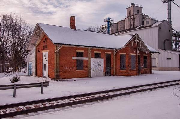 Charlotte, MI. Railroad Depots by SDNowakowski