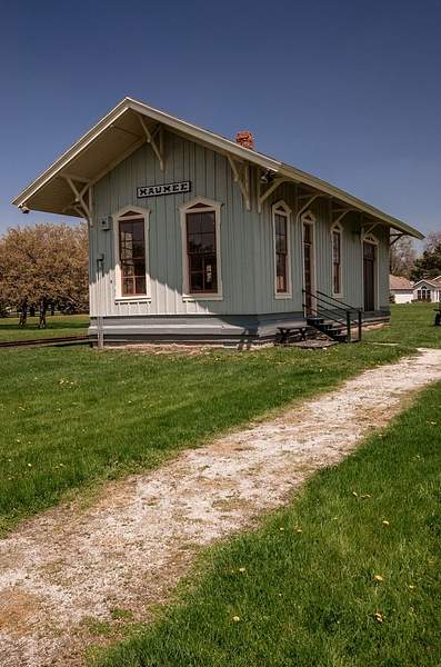 Maumee Railroad Depot @ Walcott Museum in Maumee, Ohio -...