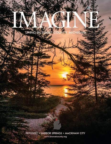 Sunset @ Wilderness State Park on the cover of Emmet...