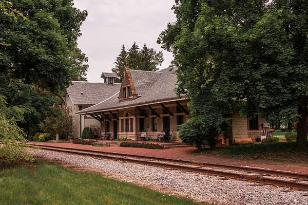 Jonesville Railroad Depot in June 2015 by SDNowakowski