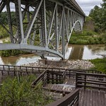 M-55 Bridge over the Pine River in Wellston, Michigan