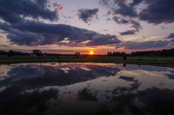 2015 Sunset Pictures from Manton Campground in Manton,...