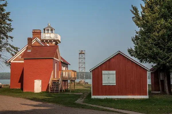 2015 Sand Point Lighthouse in Baraga, Michigan on Lake...