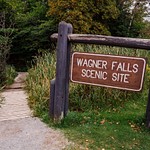 Wagner Falls south of Munising, Mi. in the Upper Peninsula of Michigan in Sept 2015