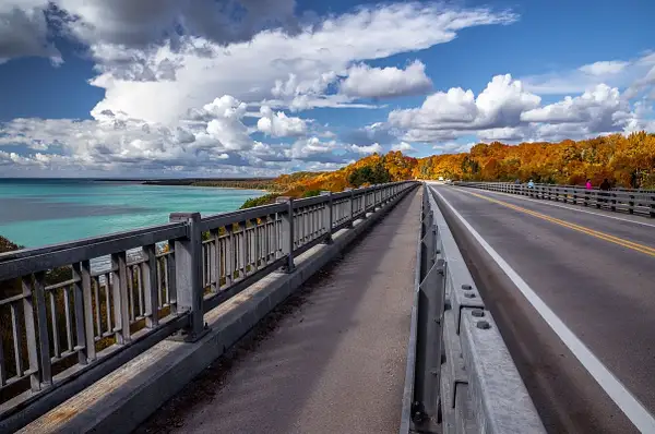 Fall Colors @ The Cut River Bridge by SDNowakowski
