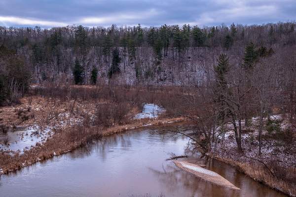 2015 Light Snow on the Pine & Manistee Rivers in...
