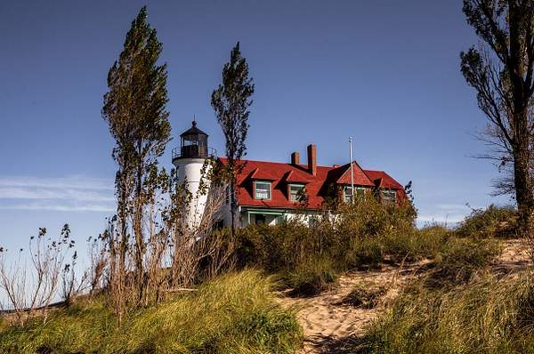 2015 Point Betsie Lighthouse in October by SDNowakowski
