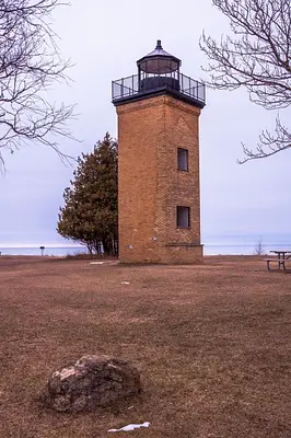 2016 Peninsula Point Light off Lake Michigan in the Upper Peninsula of Michigan