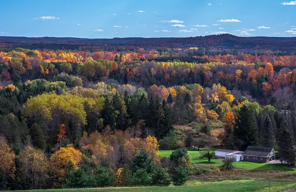 Fall Colors on the Manistee River Valley by SDNowakowski