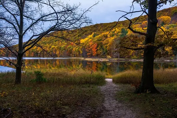 Fall Colors on Bass Lake by SDNowakowski