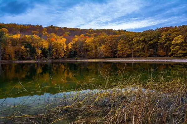 Fall Colors on Bass Lake by SDNowakowski