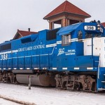 2017 GLC Switching at the Traverse City Railroad Depot in Traverse City, Michigan