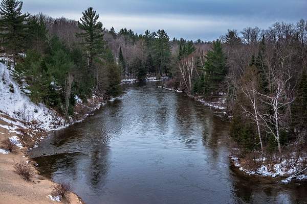 2017 Buckley Roll-Way and The Manistee River in March by...