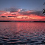 2016 Sunsets views on Green Lake Located inside Interlochen State Park in June 2016