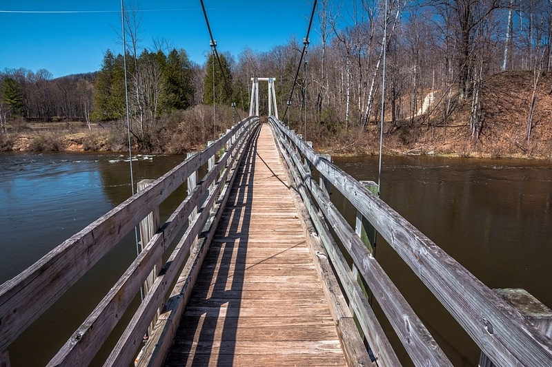 Manistee River Trail System Bridge
