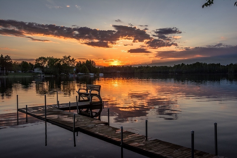 2017 Lake Gitchegumee Sunset