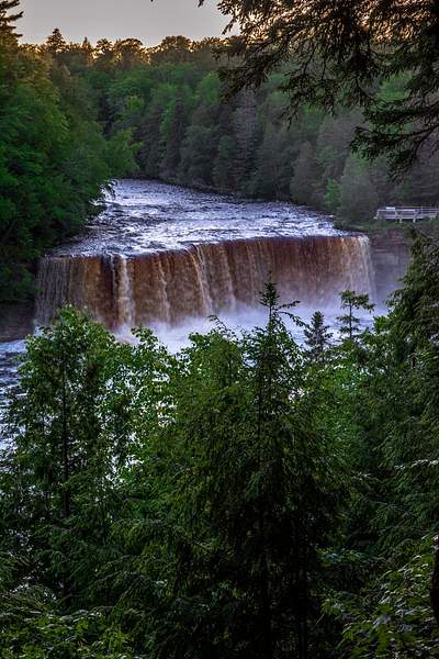 2017 Tahquamenon Upper Falls in June by SDNowakowski