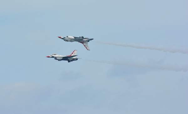 2017 United States Air Force Thunderbirds Flying over...