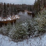 2017 Panoramic Photos of the Manistee River after a Light Snow