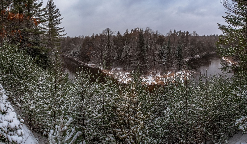 Panoramic View of the Manistee River