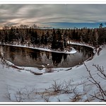 2018 Manistee River @ County Line winter Jan.