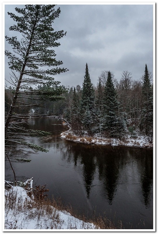 Fresh Snow on the Manistee River