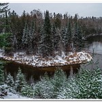 2017 Manistee River winter Pics @ RR Bridge in Northern Michigan