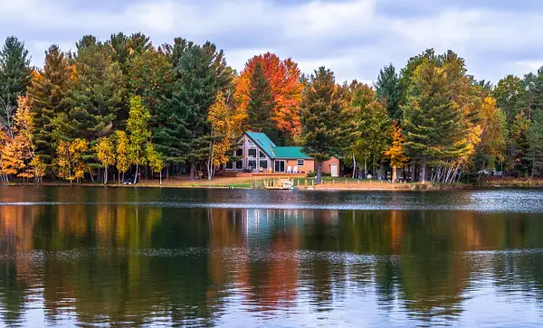 Fall Colors around Lake Gitchegumee by SDNowakowski